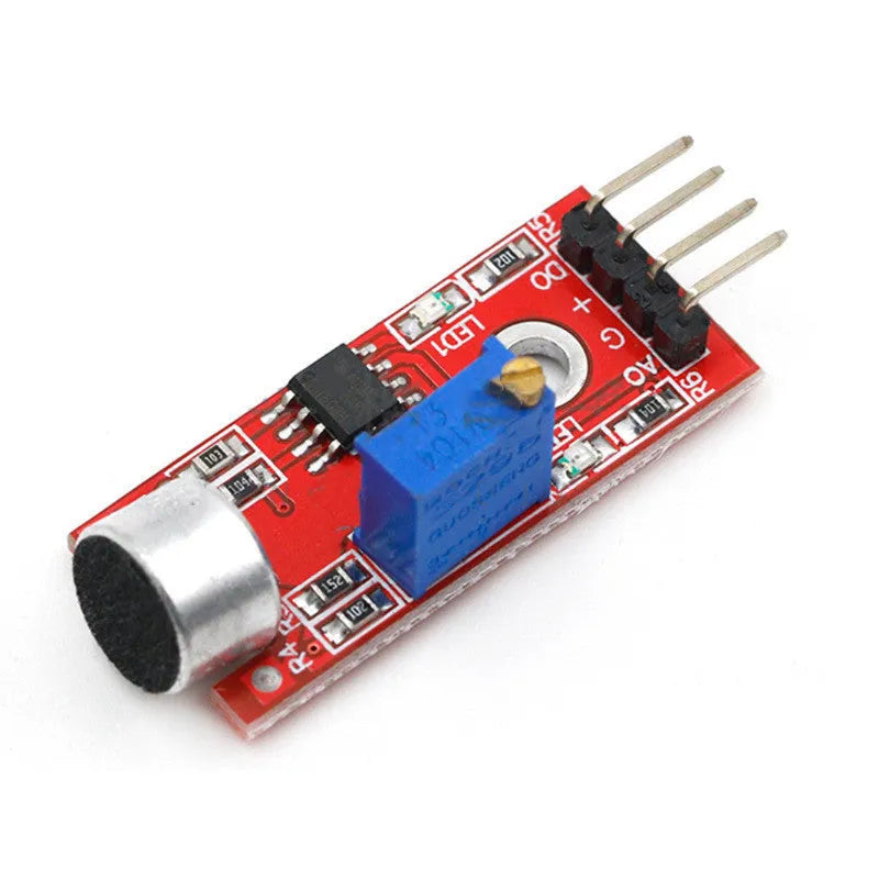 KY-037 high sensitivity microphone sensor module with 5V power supply and 3mm screw hole