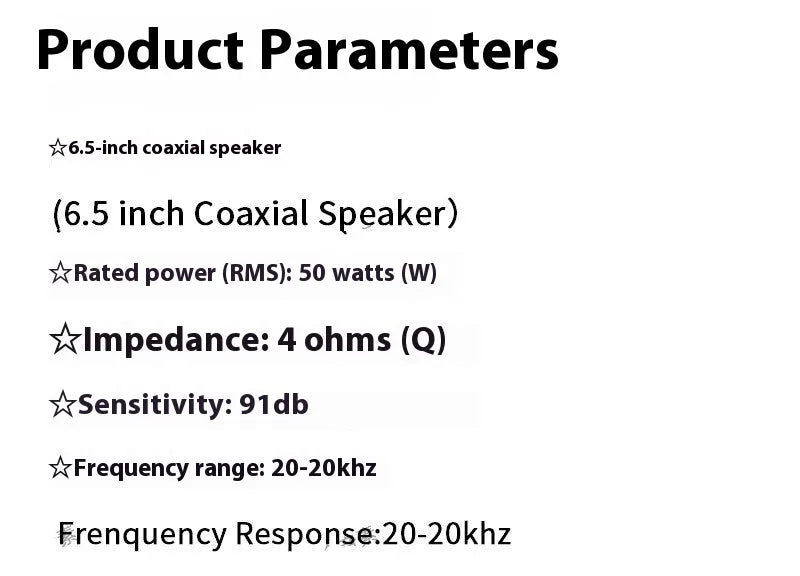 Car Audio Modification 6.5-inch subwoofer Model X8 car electric horn speaker for 12V vehicle sound system