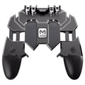 Black AK66 six-finger gamepad for PUBG mobile phone with rotatable lever