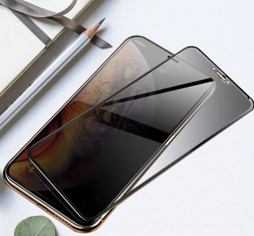 Samsung Galaxy tempered glass screen protector with full coverage and anti-fingerprint surface
