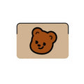 Cotton cartoon animal laptop sleeve bag with zipper closure for 11 13 15 inch devices, featuring a liner and computer pocket