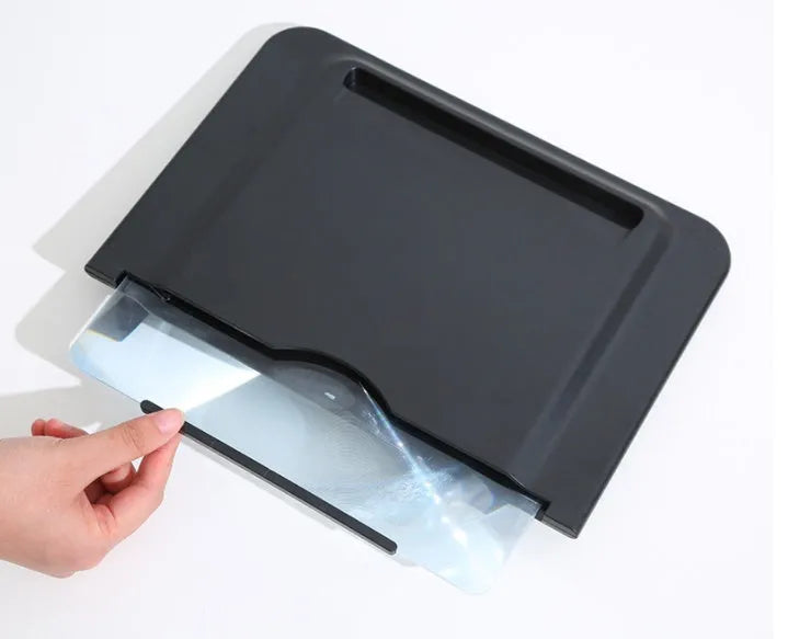 12-inch pull-out horizontal vertical screen amplifier with 3D bracket in black colour