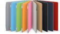 iPad Mini smart cover case in blue with textured matte finish and folding stand