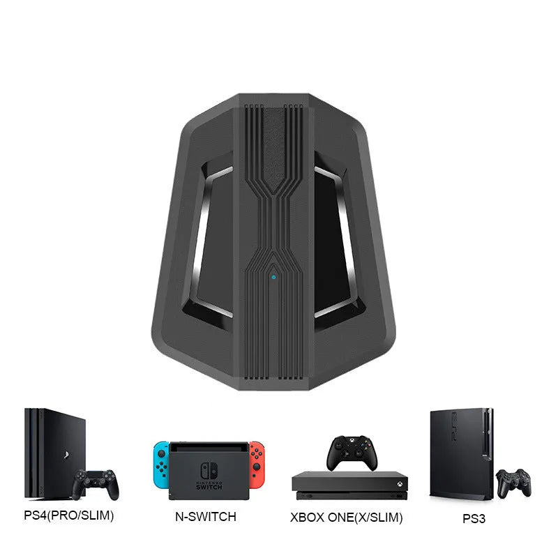 Black ABS host keyboard and mouse converter for PS4 Xbox One PS3 Xbox 360 with compact 18cm packing size