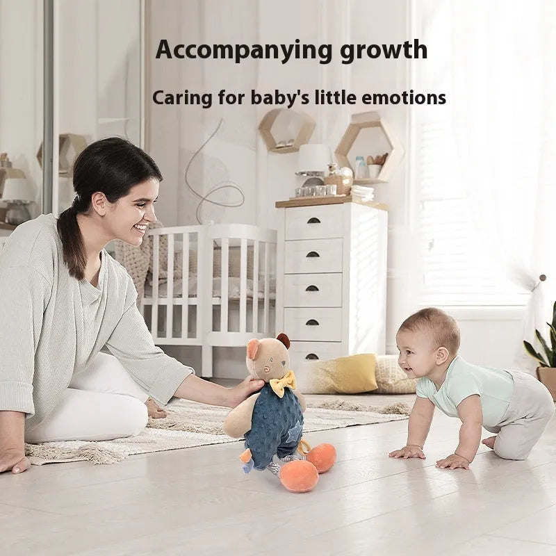 30cm baby soothing towel doll sleeping pillow for infants 0-3 years in six character styles