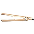 2-in-1 professional hair straightener and hair crimper with LCD screen and adjustable temperature dial in black finish