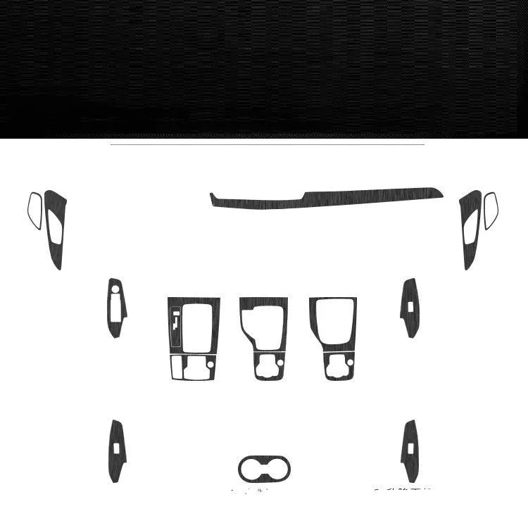 Car interior decorative film sticker kit for centre console and dashboard refresh.