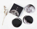 45 piece moon sticker set on paper, each sticker 40mm by 40mm, for diary and book decoration