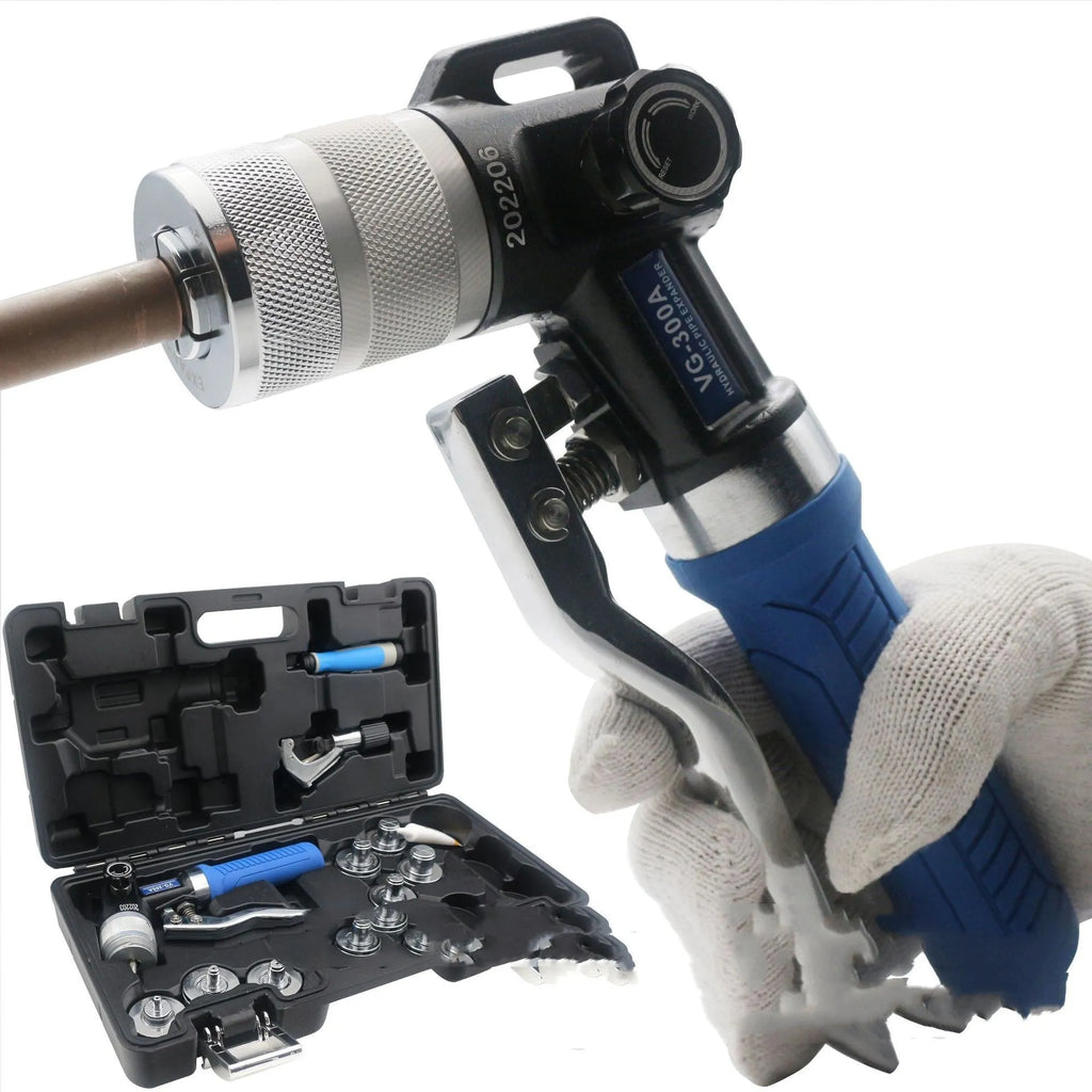 VG-300 style hydraulic tube expander refrigeration tool with high-strength alloy steel construction