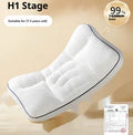 Children's dual-sided antibacterial neck pillow with partition design for ages 1-6.
