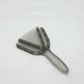 Plastic bottle and can opener tool with telescopic adjustment in transparent red colour