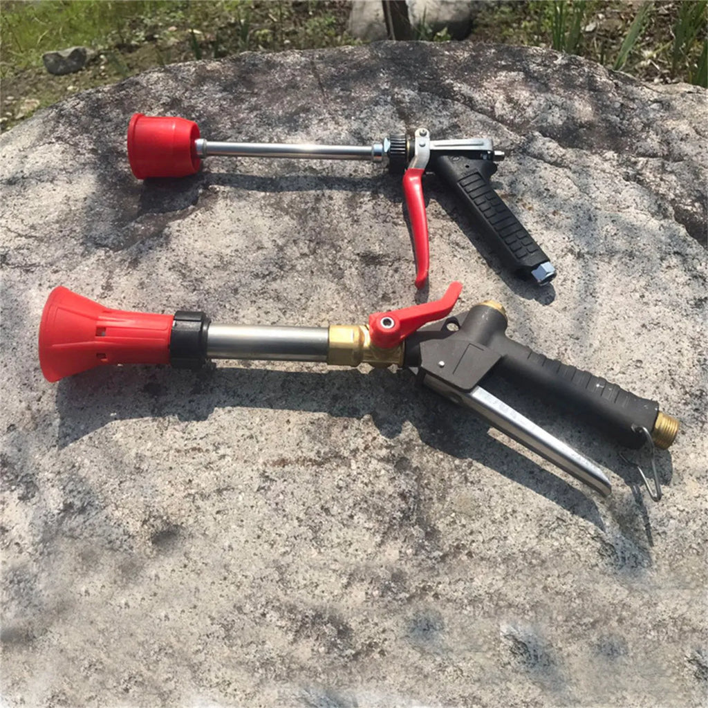 Submachine gun type adjustable high-pressure agricultural spray gun for pesticide application