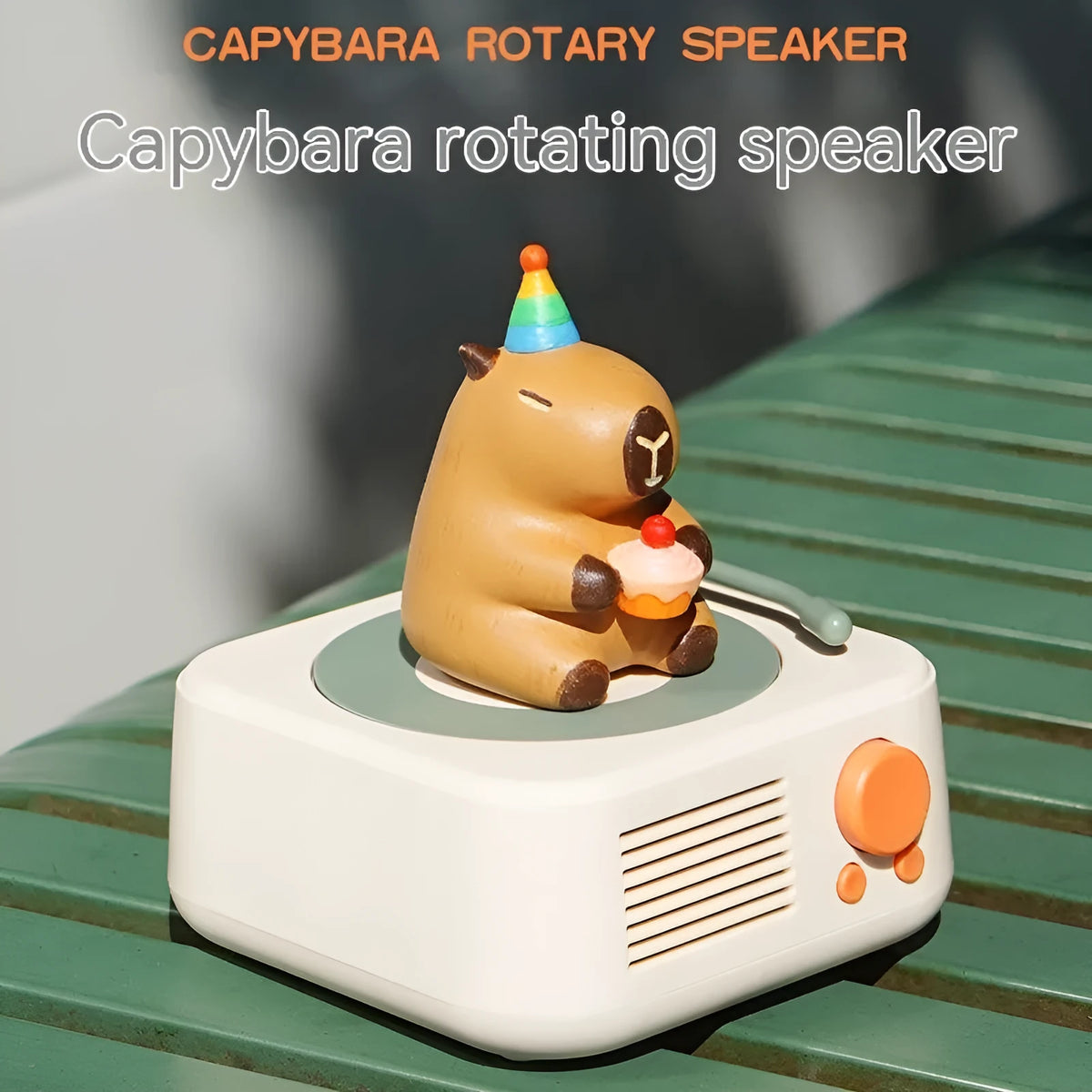 Pufferfish Cappella Round X17 Bluetooth speaker in Christmas gift box, 114 * 110 * 62mm, Bluetooth 5.3, 1000mAh.