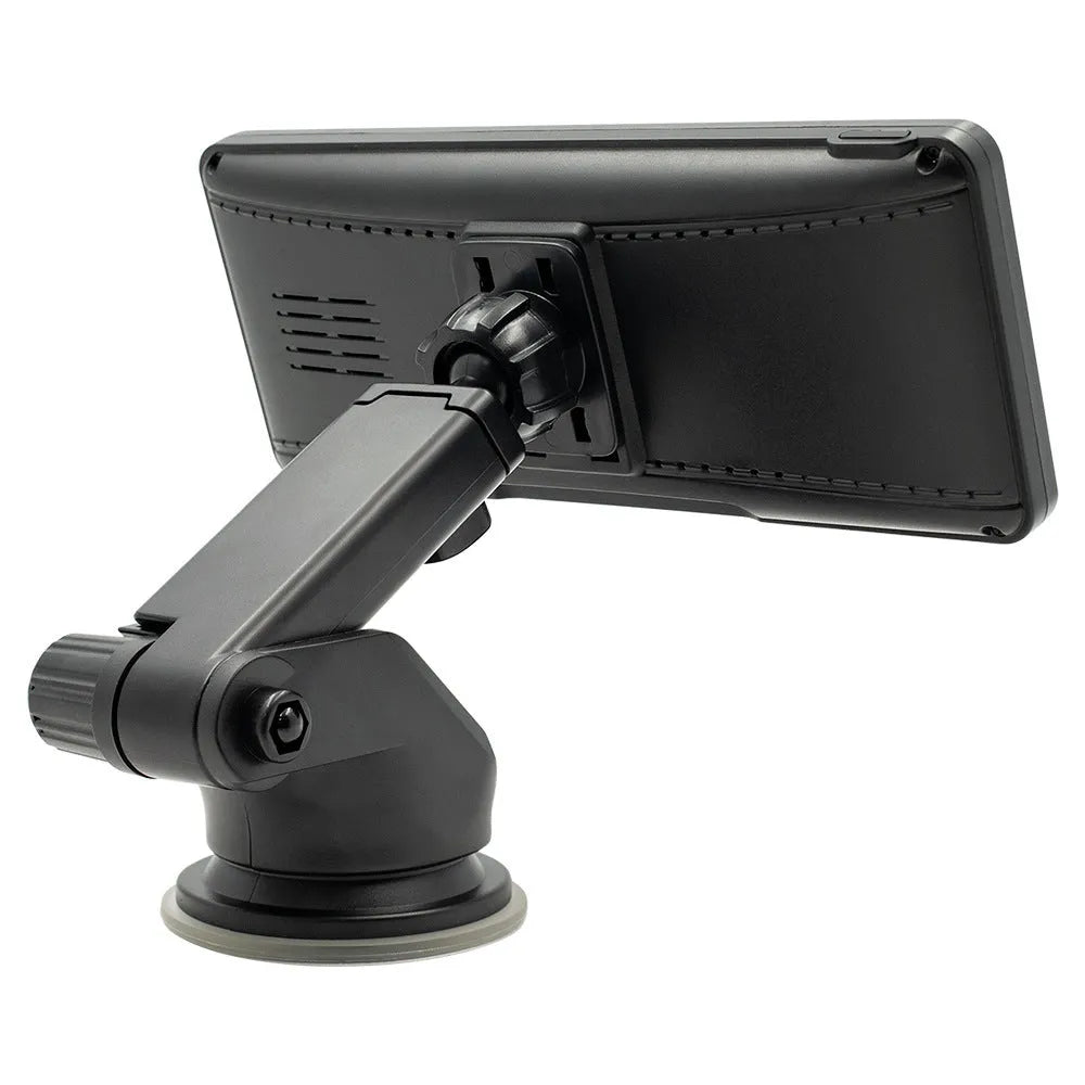 Portable wireless car video player with 6.86-inch IPS screen mounted in vehicle