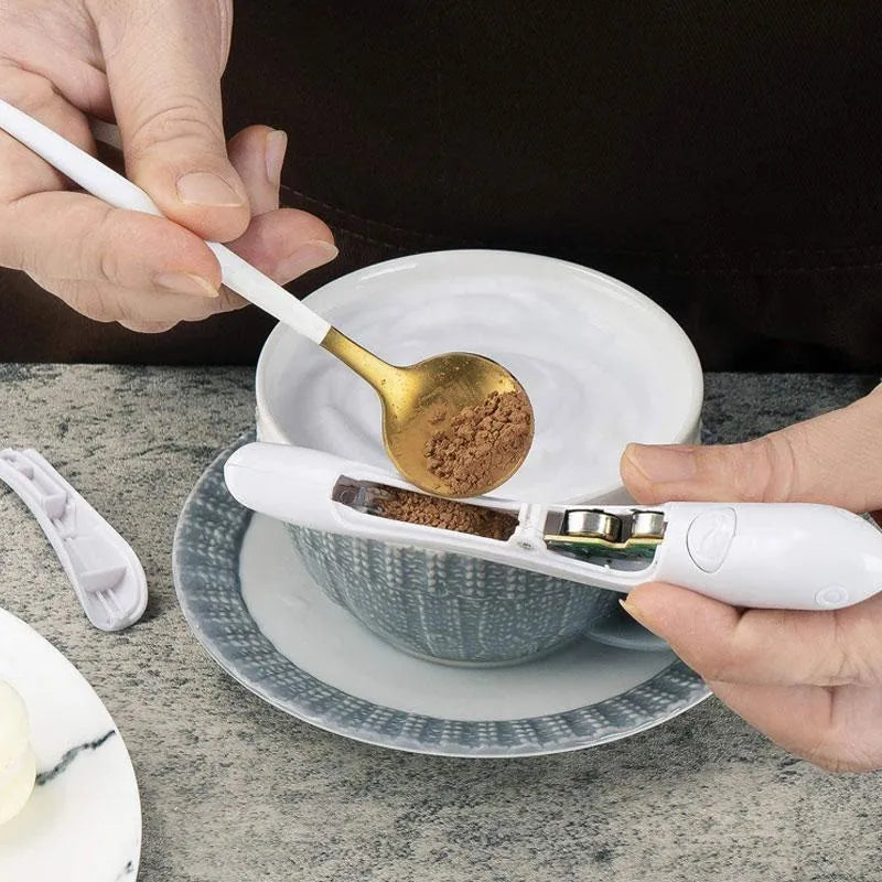 Electric coffee drawing pen in yellow for chocolate food decoration with ABS material