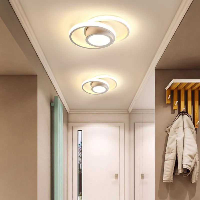 Creative butterfly shape LED corridor ceiling light with silicone shade