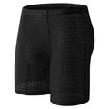 Men's solid colour lace boxer shorts with hip-lifting shaping design