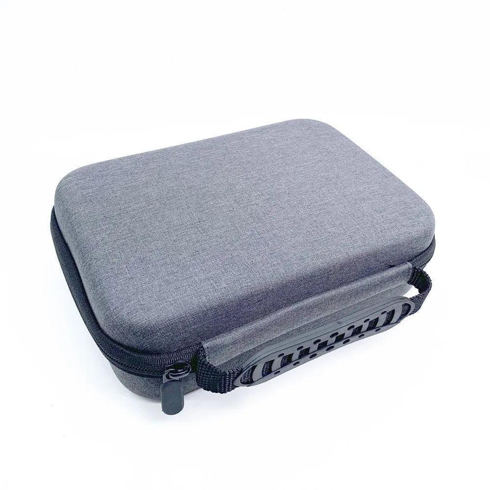 Gray cloth storage bag for intelligent mobile PTZ stabilizer with thermal transfer finish