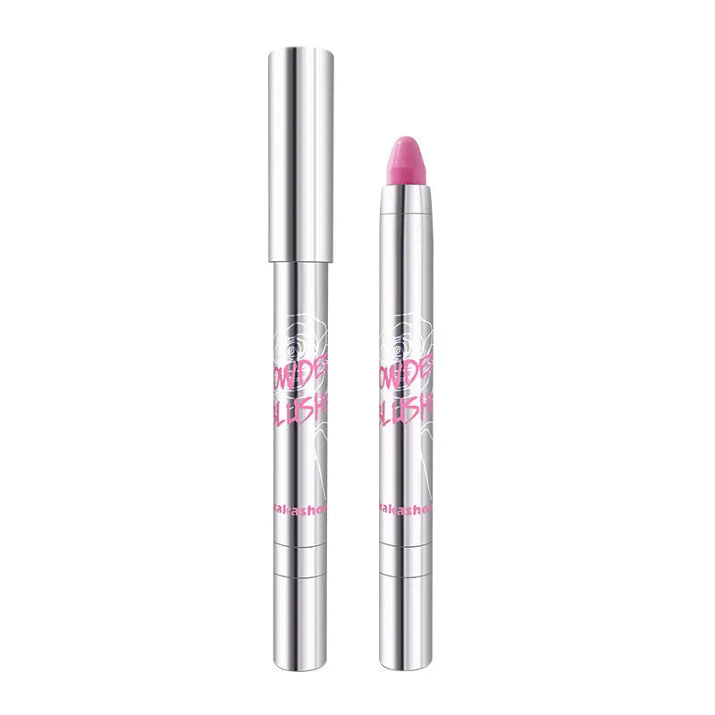 Cream blush stick for eyes and cheeks with matte finish, shown in six shades including Sweet Potato Milk Cream
