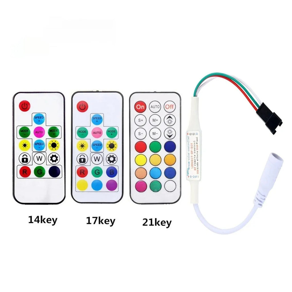 Magic Color Controller remote control for LED strip lights with 21 keys