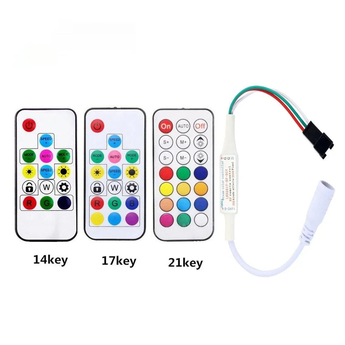 Magic Color Controller remote control for LED strip lights with 21 keys