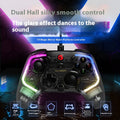 Black wired game handle with hall effect joystick and USB cable for Switch, PC, and TV