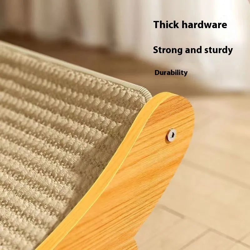 Sisal blanket cat scratch board in natural style available in large and small sizes