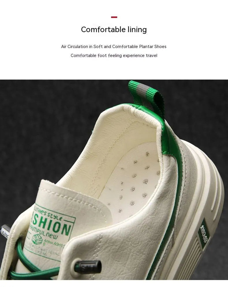 Men's low-top canvas sneakers in beige with rubber sole and sewing thread detailing