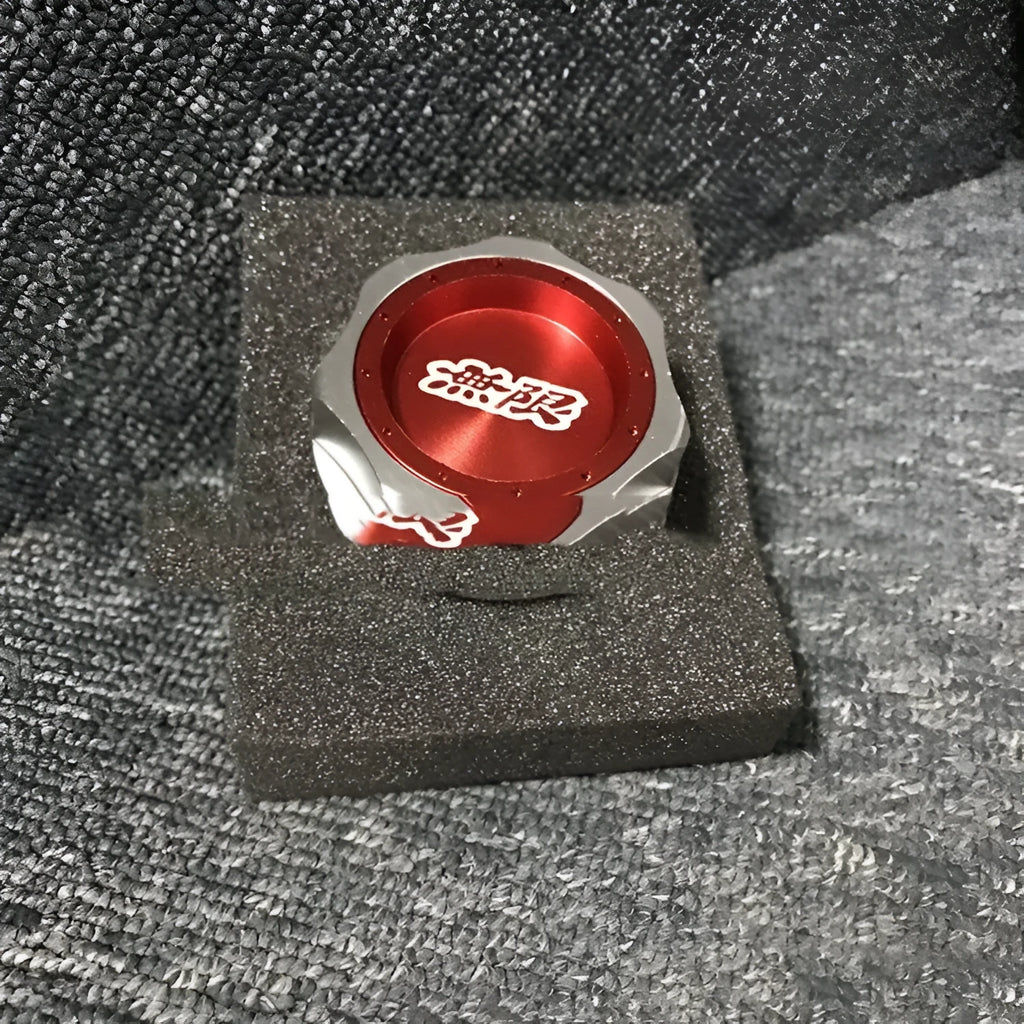 Aluminium alloy oil filter cap for Honda cars in multiple colour options