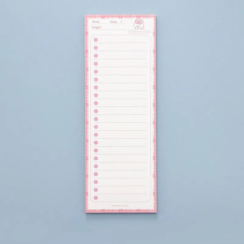 Creative Ins Wind note book showing Purple Bear design with 50 sheets of 80G paper in 91x256mm size
