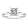 925 silver geometric ring with round zirconium detail in silver, gold, or rose gold colour.