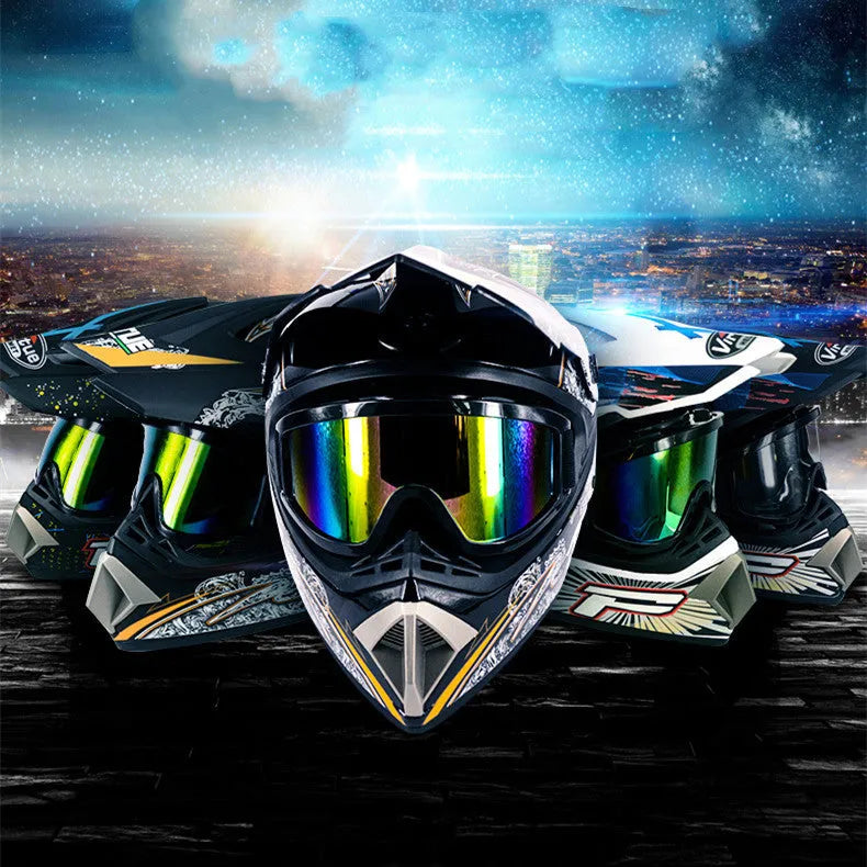 ABS plastic kart cross-country helmet for adult men and women riders