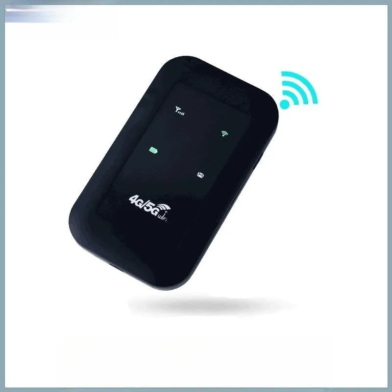H808 portable 4G wireless card in black with USB interface measuring 98x59x14.8mm