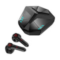 Compact wireless Bluetooth gaming headset in shown colour with low latency and noise reduction features.