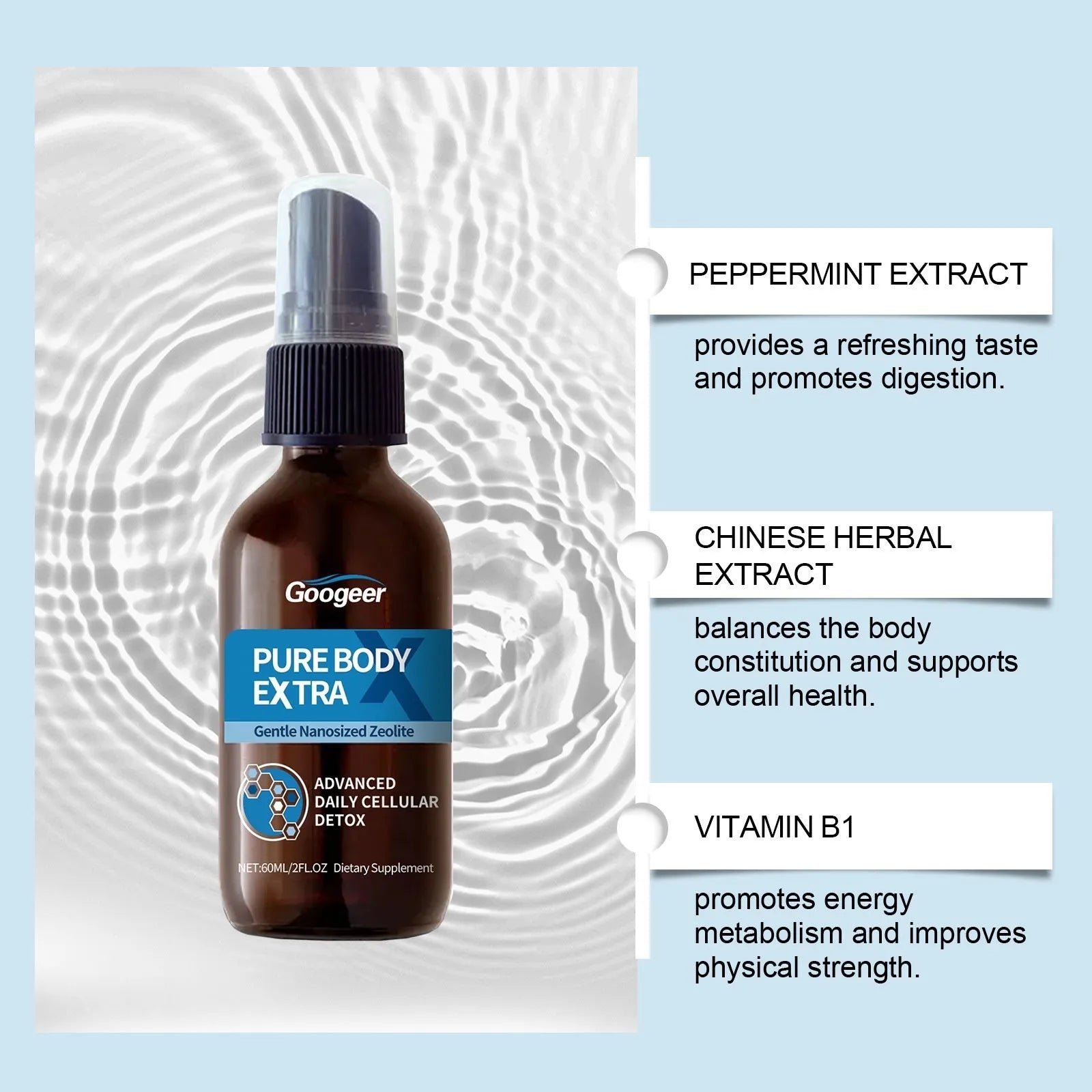 Googeer Body Care Oral Spray 60ml treatment product