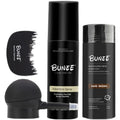 Hair fibre powder 275g three-piece styling set with dense fibre, special nozzle and shaping spray
