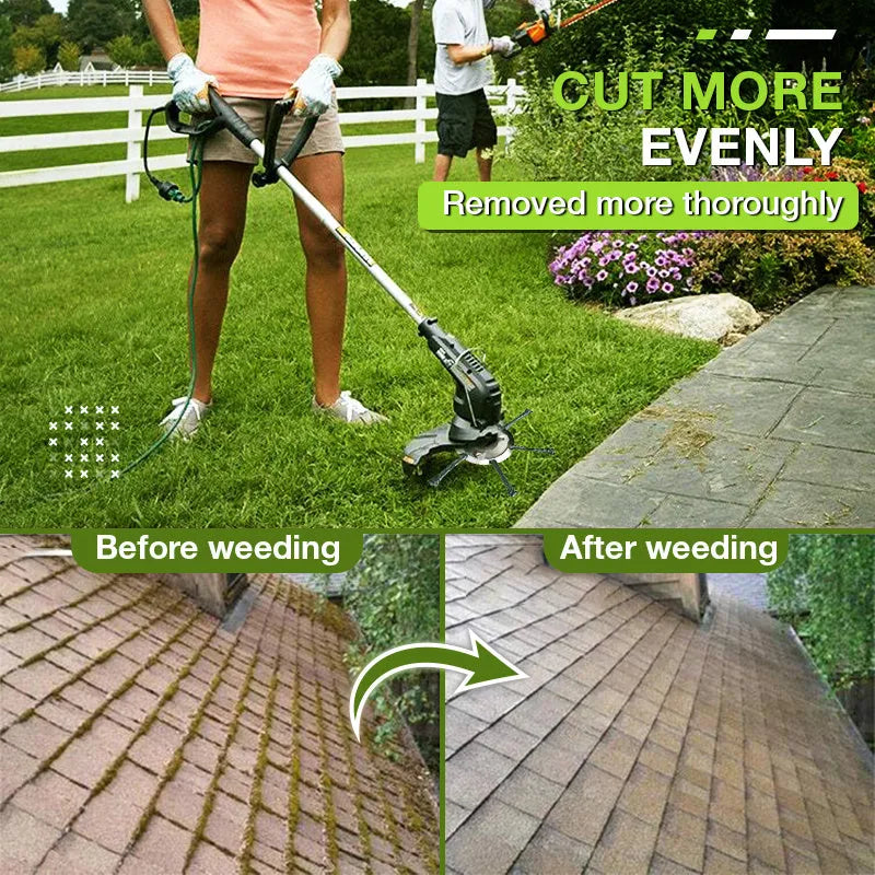 Small lithium electric wire mower stainless steel general accessories for weeding and rust removal with anti-falling wire