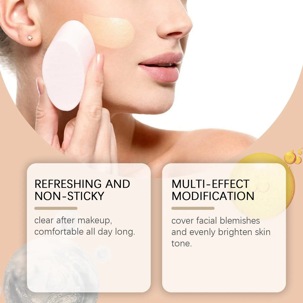 3.5ml tube of medium skin tone liquid foundation and concealer with a natural finish.