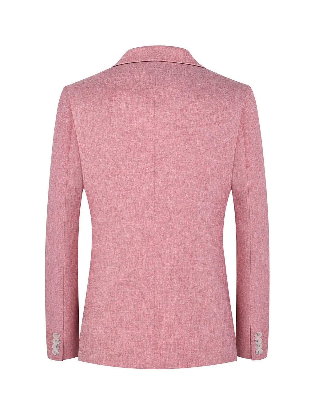 Men's Western style casual blazer in pink or light blue with two-button front