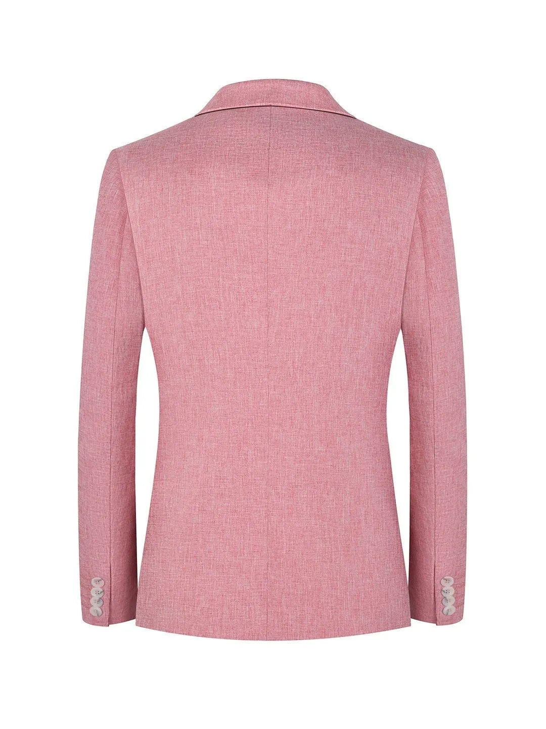 Men's Western style casual blazer in pink or light blue with two-button front