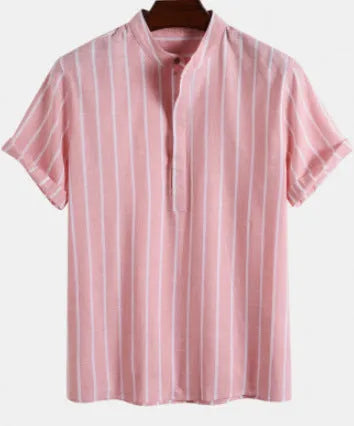 Loose fit cotton blend polo shirt with printed letters on the front, shown in multiple colour options.