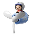 Blue plastic teddy bear car vent clip air freshener ornament with fragrance tablets