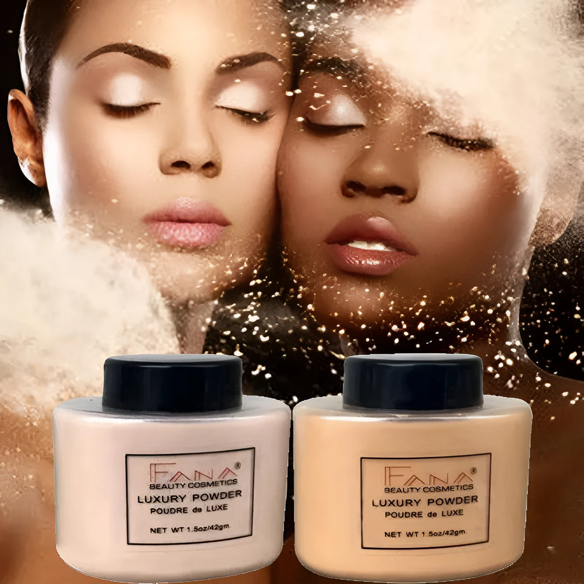 Banana loose setting powder 30g for oil control and matte makeup finish, suitable for all skin types