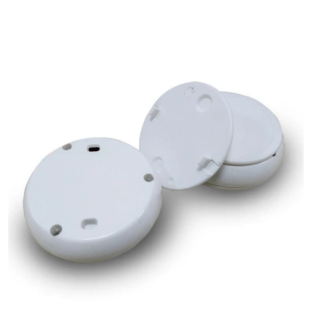 White round 433MHz wireless remote controller with ABS housing and two switch option