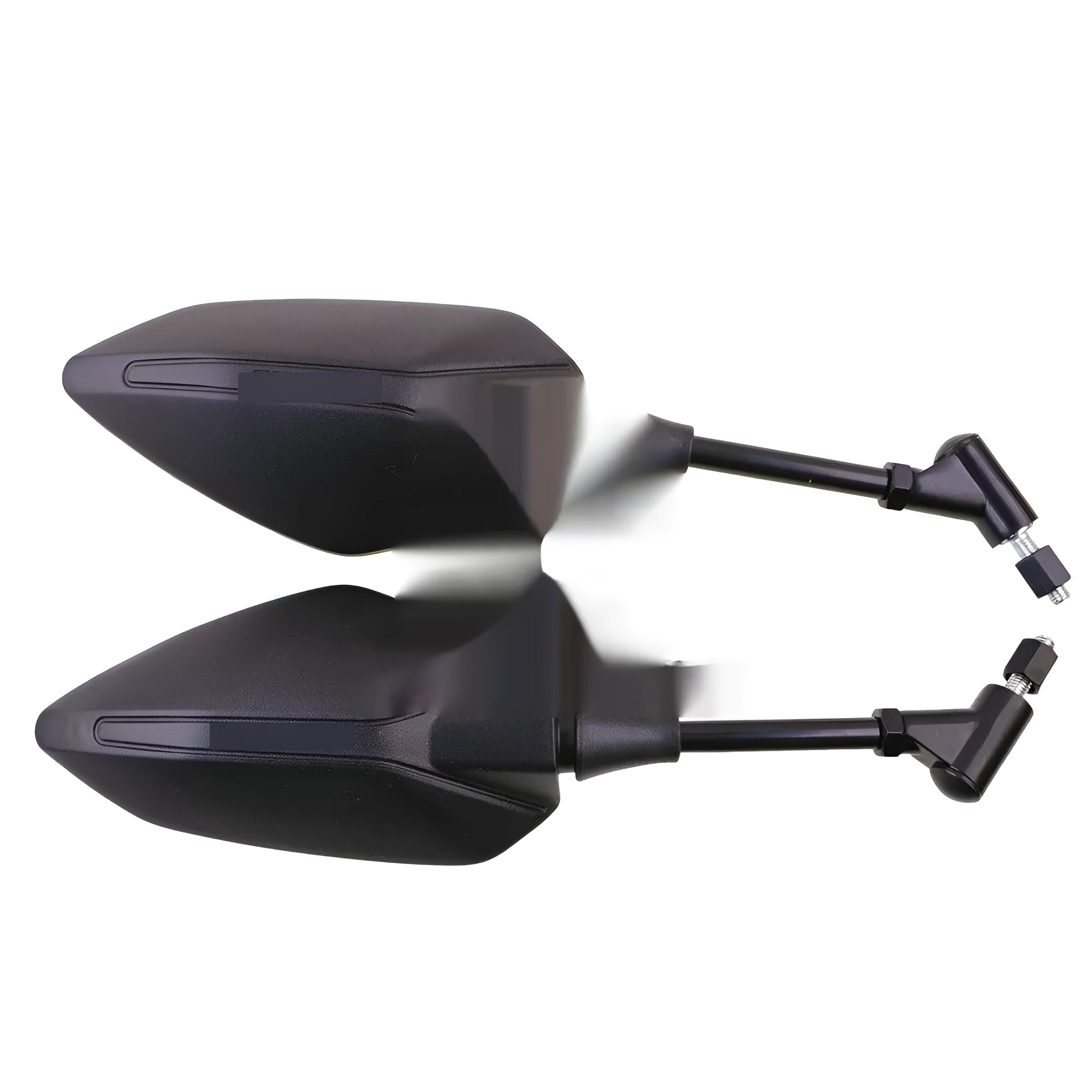 Black ABS and chrome rearview mirror for cross-border four-wheel ATV single piece