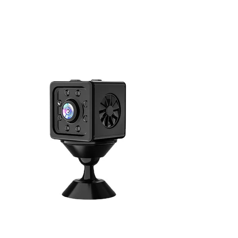 Black K13 remote sports action camera and mounting bracket on a white background.