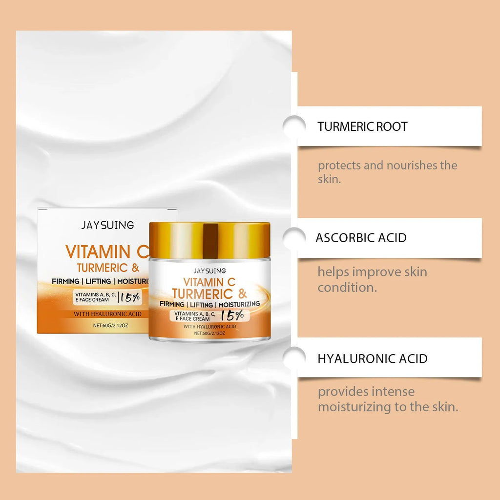 Firming and rejuvenation lifting neck cream 60g with vitamin C, retinol, nicotinamide and hyaluronic acid