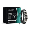 Prostate Vitality Bracelet in alloy and polyurethane, 1.2x6cm, on wrist
