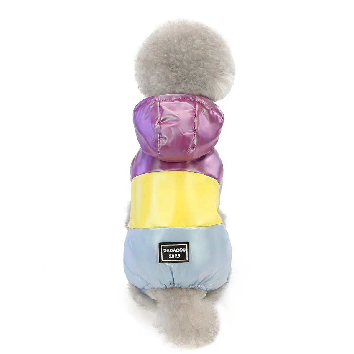 Cotton casual winter pet dog clothes in yellow and pink sizes S to XXL back length 20-40cm