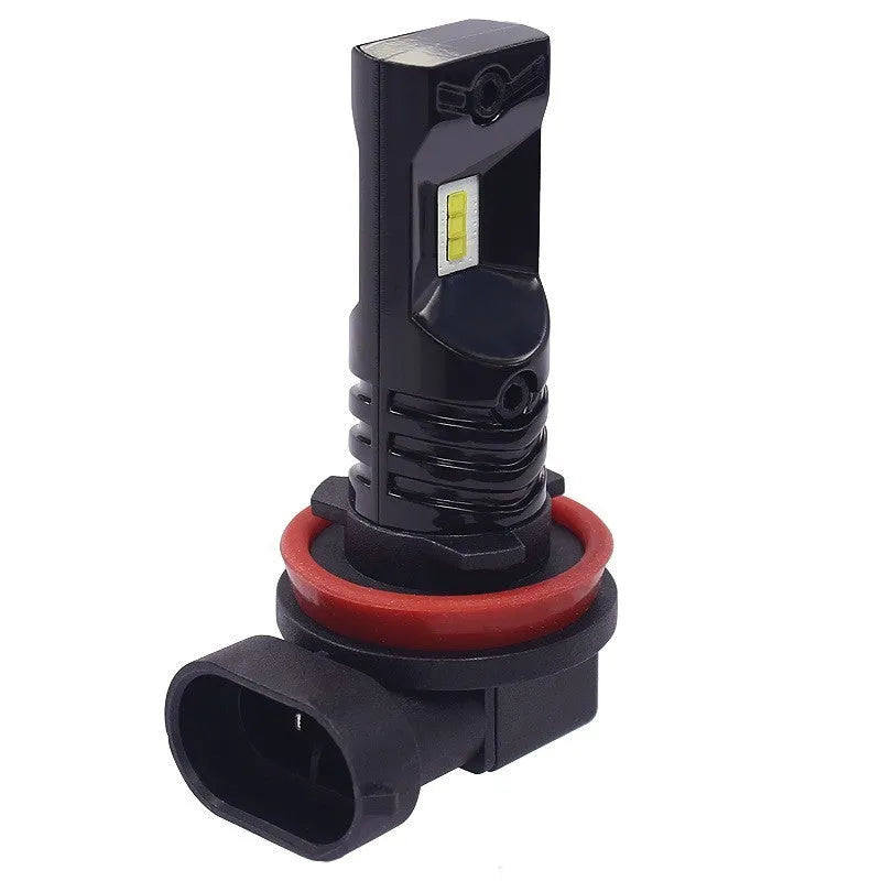 H11 and H8 compatible high-power 80W CSP LED car front fog lamp with aviation aluminium housing.